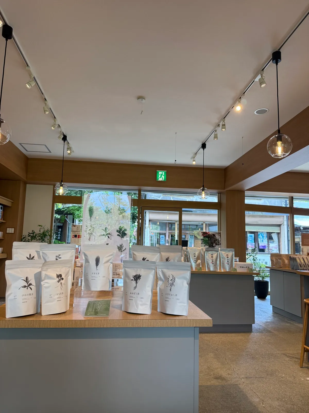 阿蘇薬草園｜よもぎの薬草茶を試飲できる、緑を望むティーガーデン